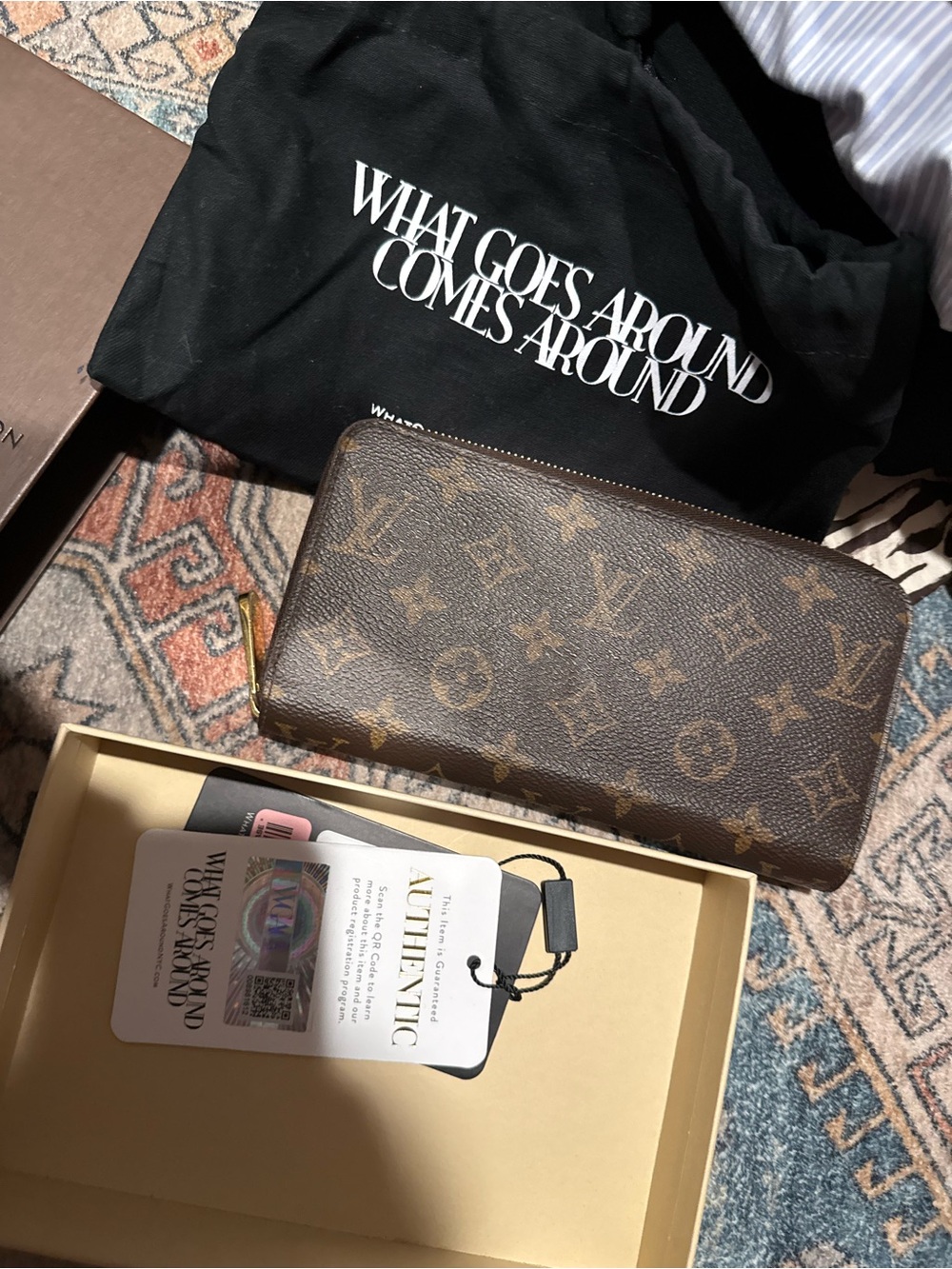 Louis Vuitton Monogram Zippy Wallet